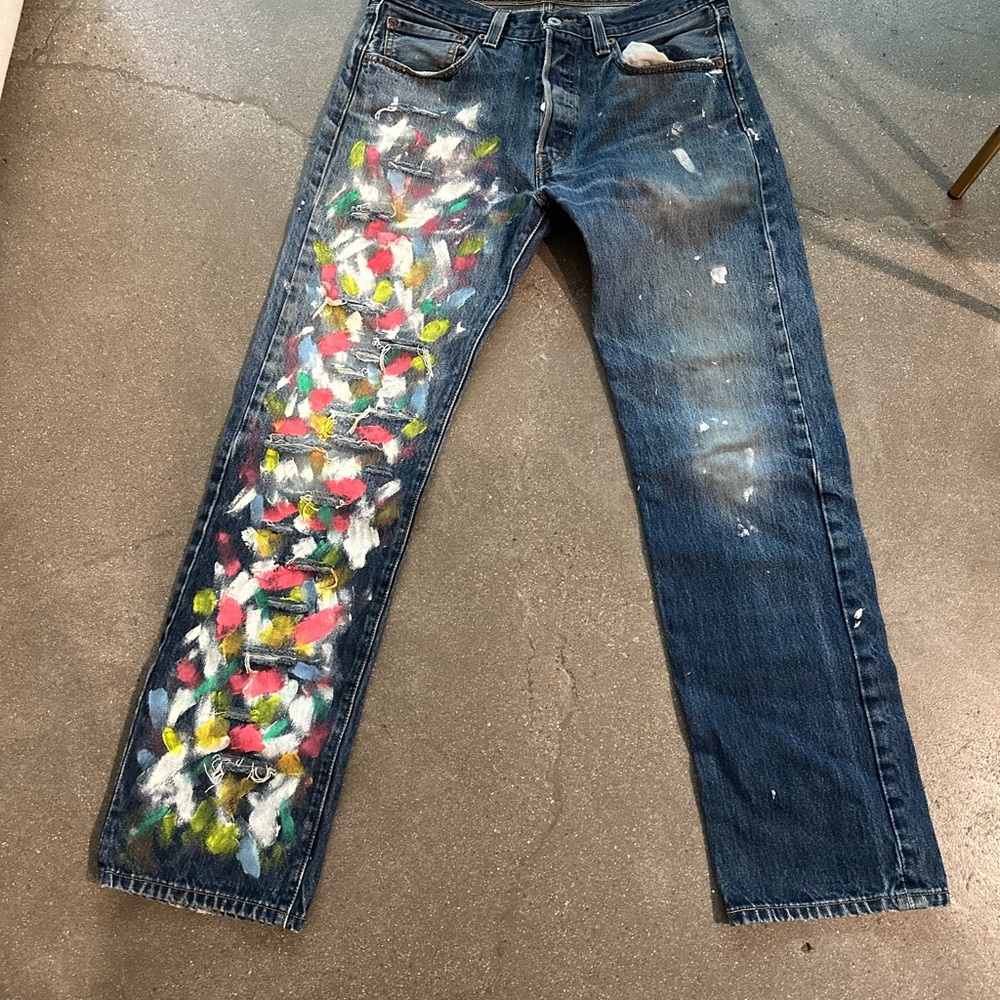 Levi's Multicolor Artistic Straight Jeans